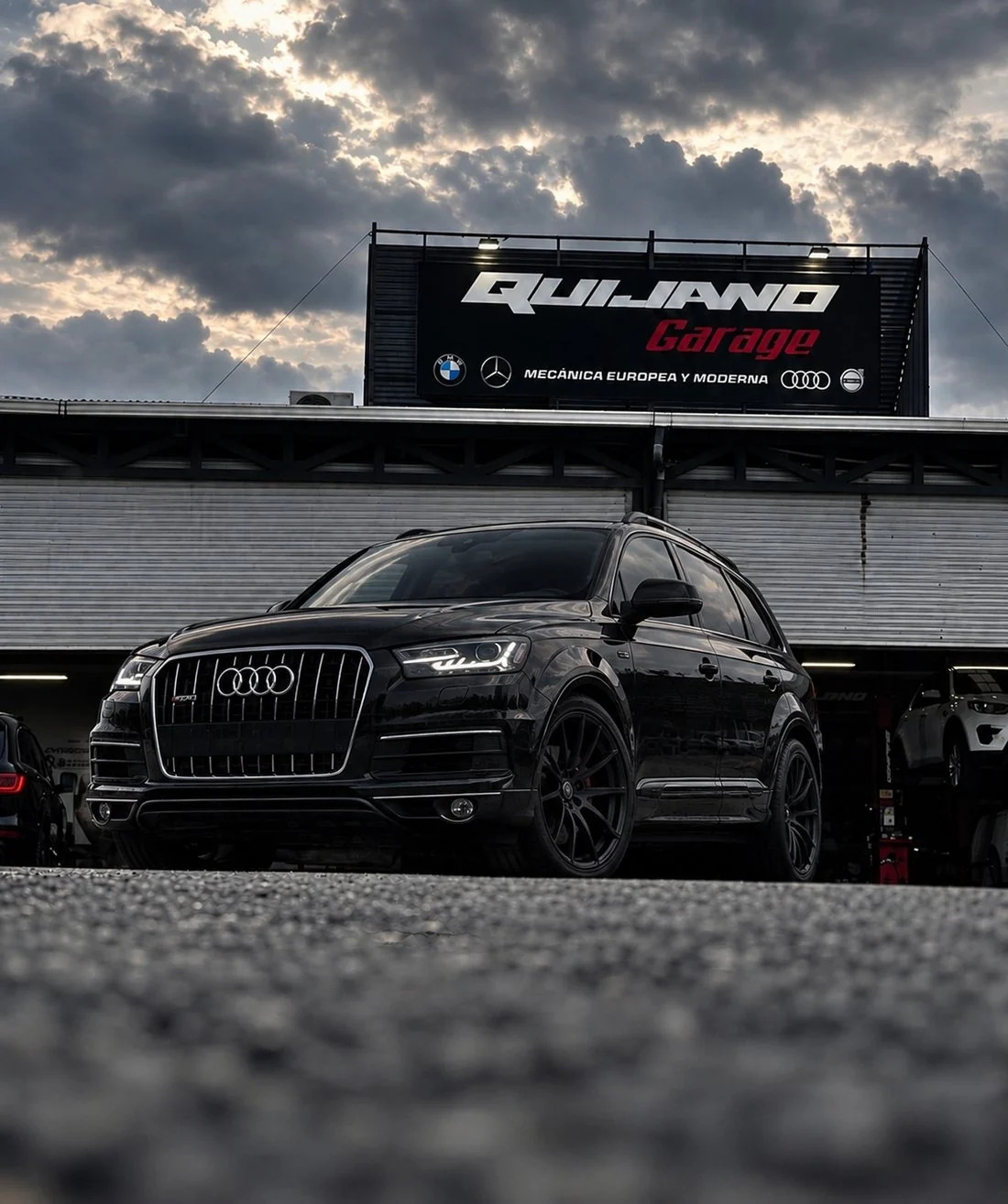 Audi Q7 atendido en Quijano Garage